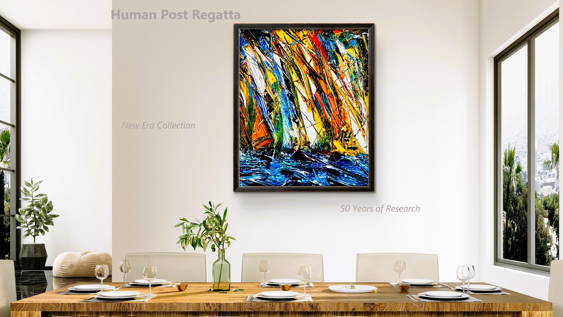 Human Post Regatta — Fine Art Print with Frame product image (146)