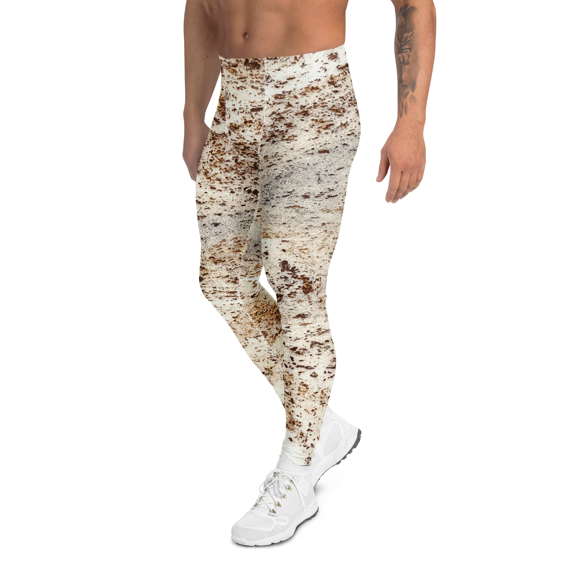 Expresso Swirl All-Over Print Men's Performance Leggings product image (5)