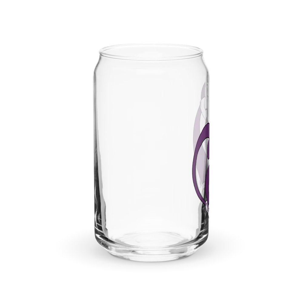 Calming Purple Cat Can-Shaped Glass product image (4)