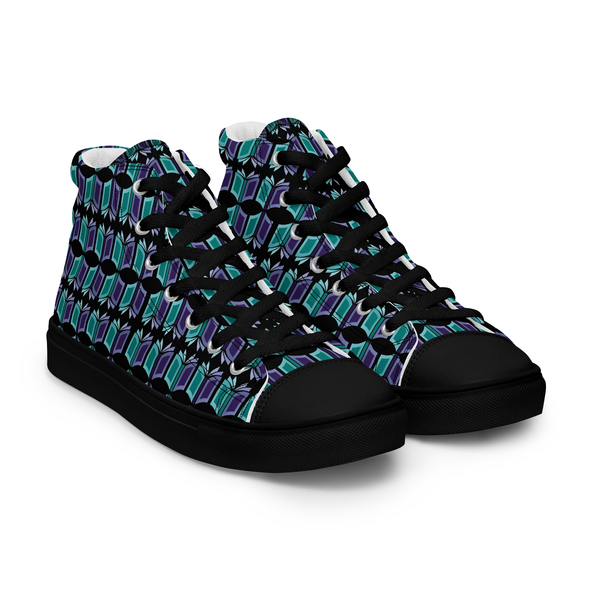 Women's Black High Top Canvas Shoes + One-Time Contribution product image (8)