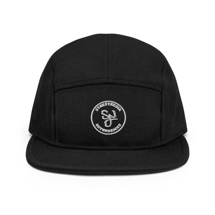 Syn White Circle Black CottonBack Hat product image (2)
