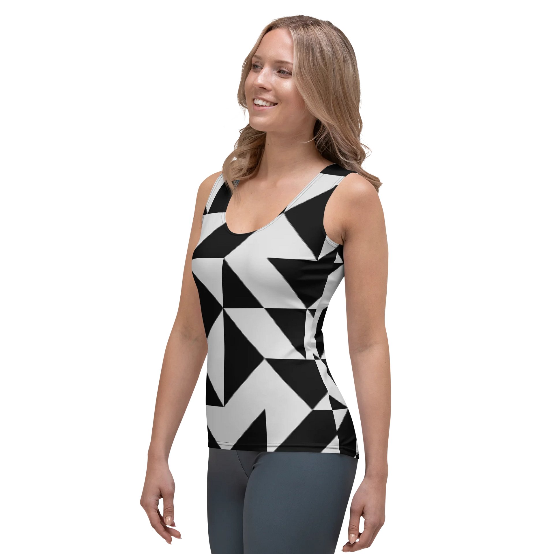 Abstract Geometric Symmetry Tank Top product image (3)