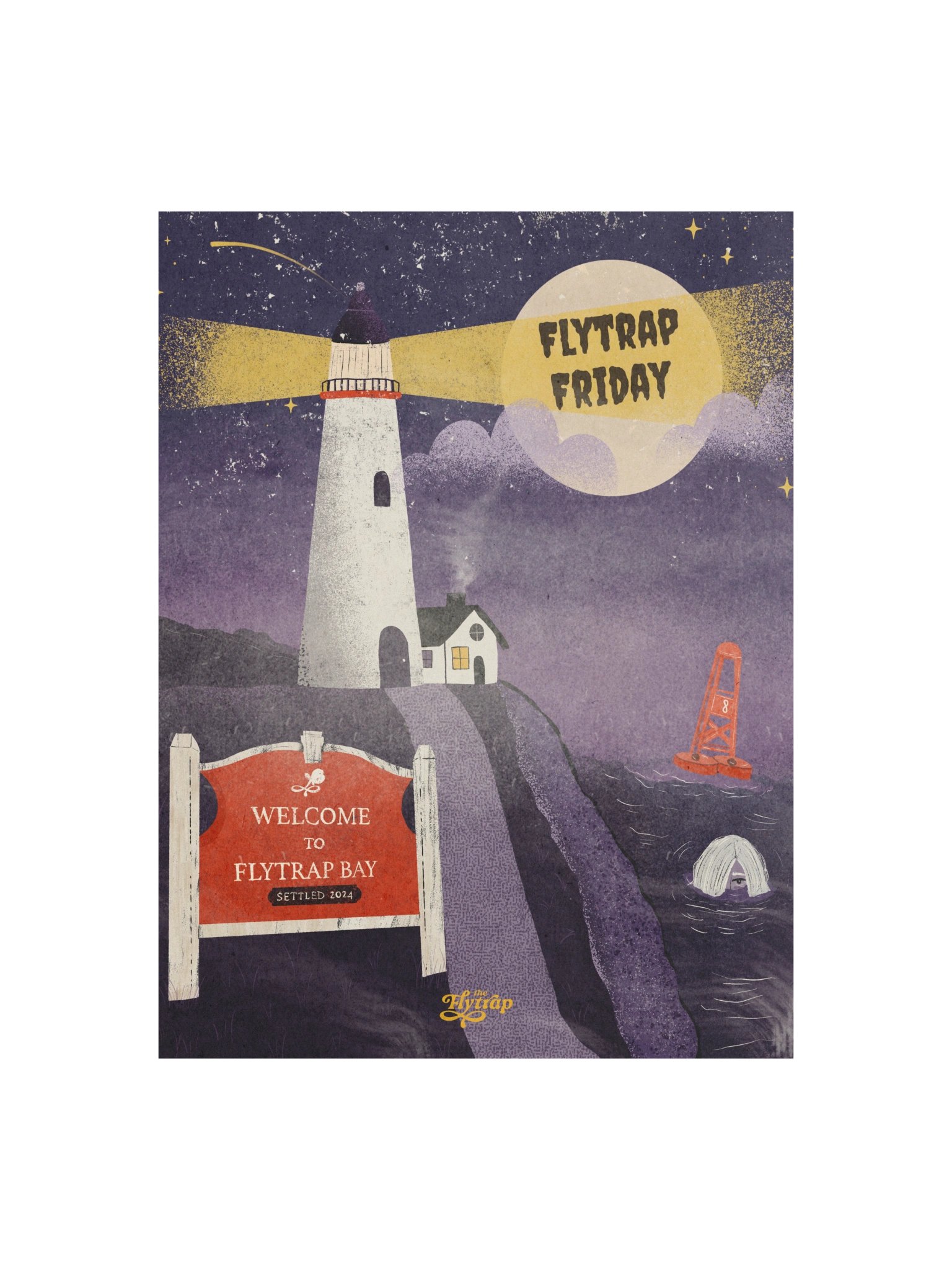 Flytrap Fridays - Flytrap Bay 12" x 16" Poster product image (1)