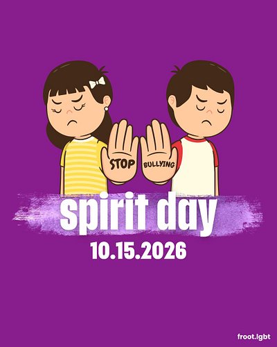 Purple looks good on everyone, but standing up for LGBTQ+ youth looks even better! 💜

Today, on Spirit Day, we wear purple to...