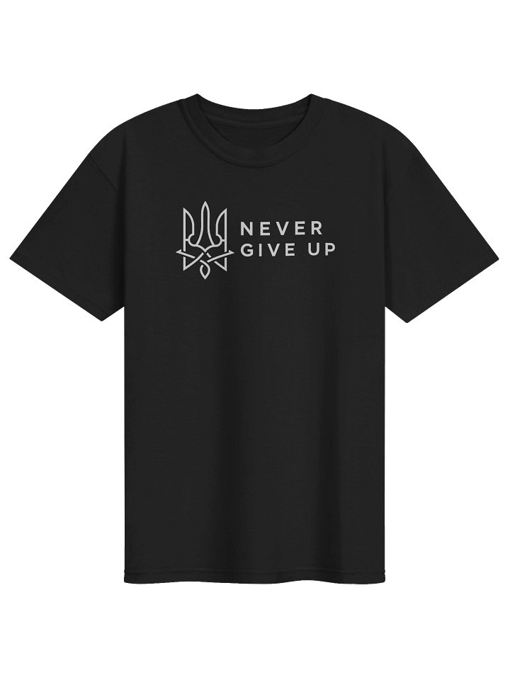 Man Comfort T-shirt Never Give Up black product image (1)