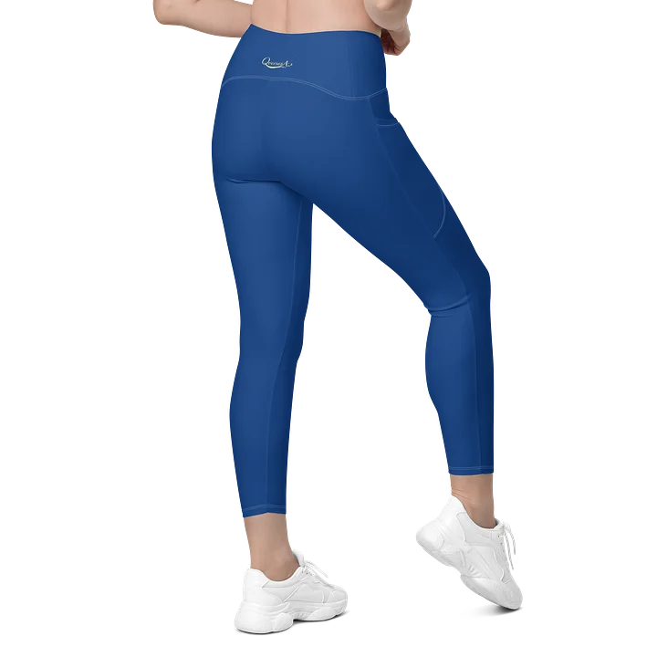 Blue Leggings with Pockets product image (1)