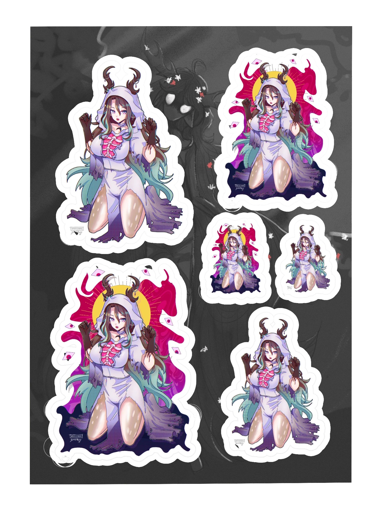 Spectral Doe Sticker Sheet product image (3)