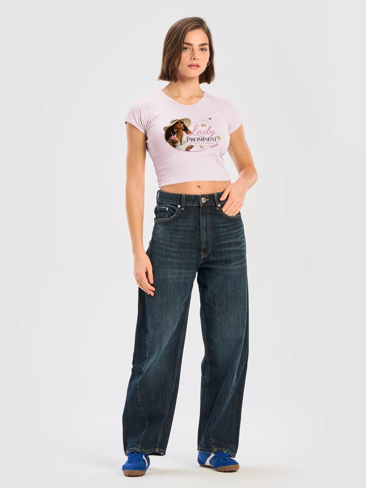 Lady Prominent Travel Luxe Baby Tee product image (17)