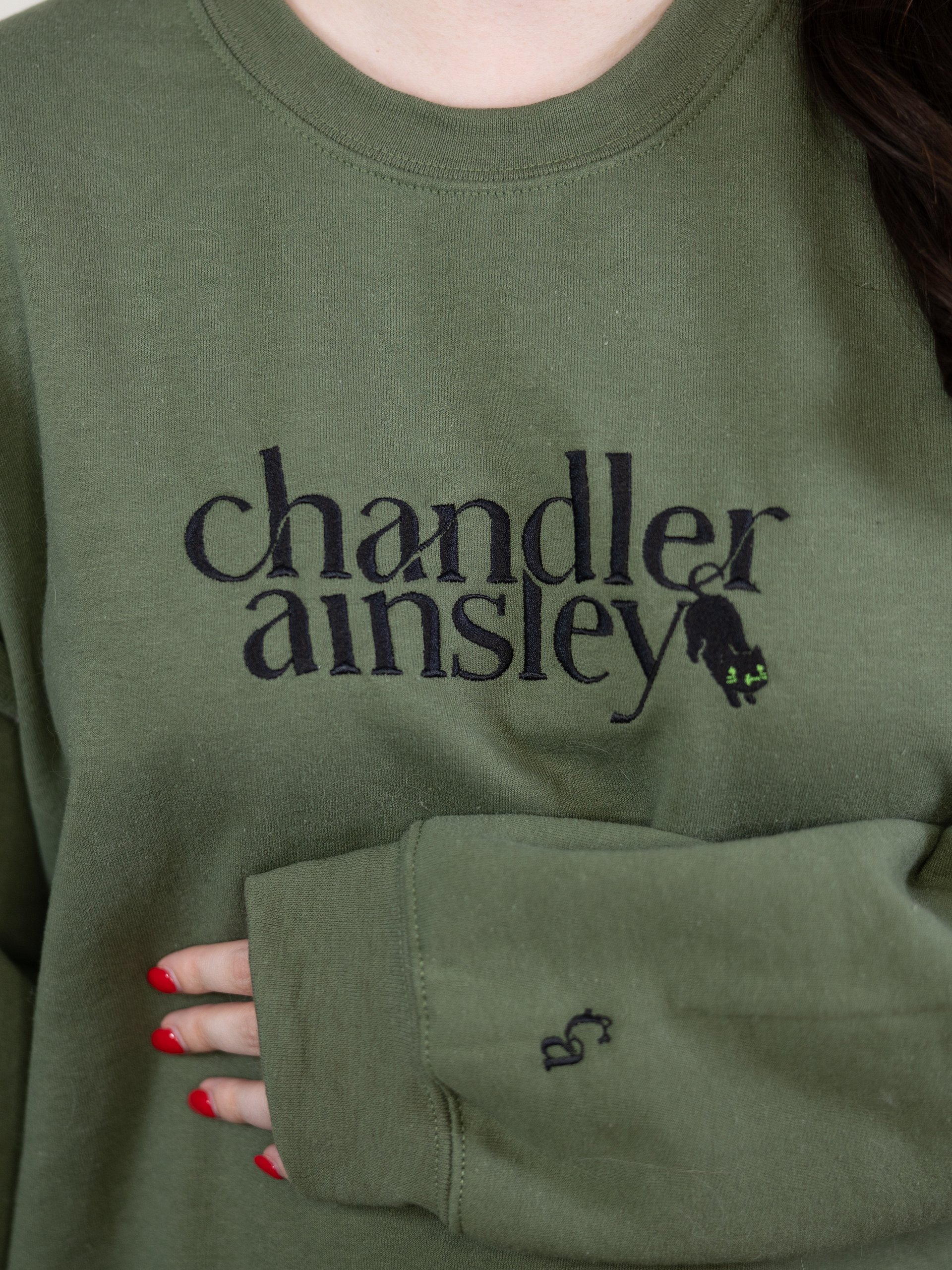 Chandler Ainsley Embroidered Logo Sweatshirt product image (3)