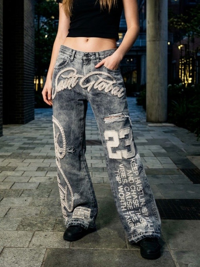 Saint Global '23' Distressed Denim product image (2)