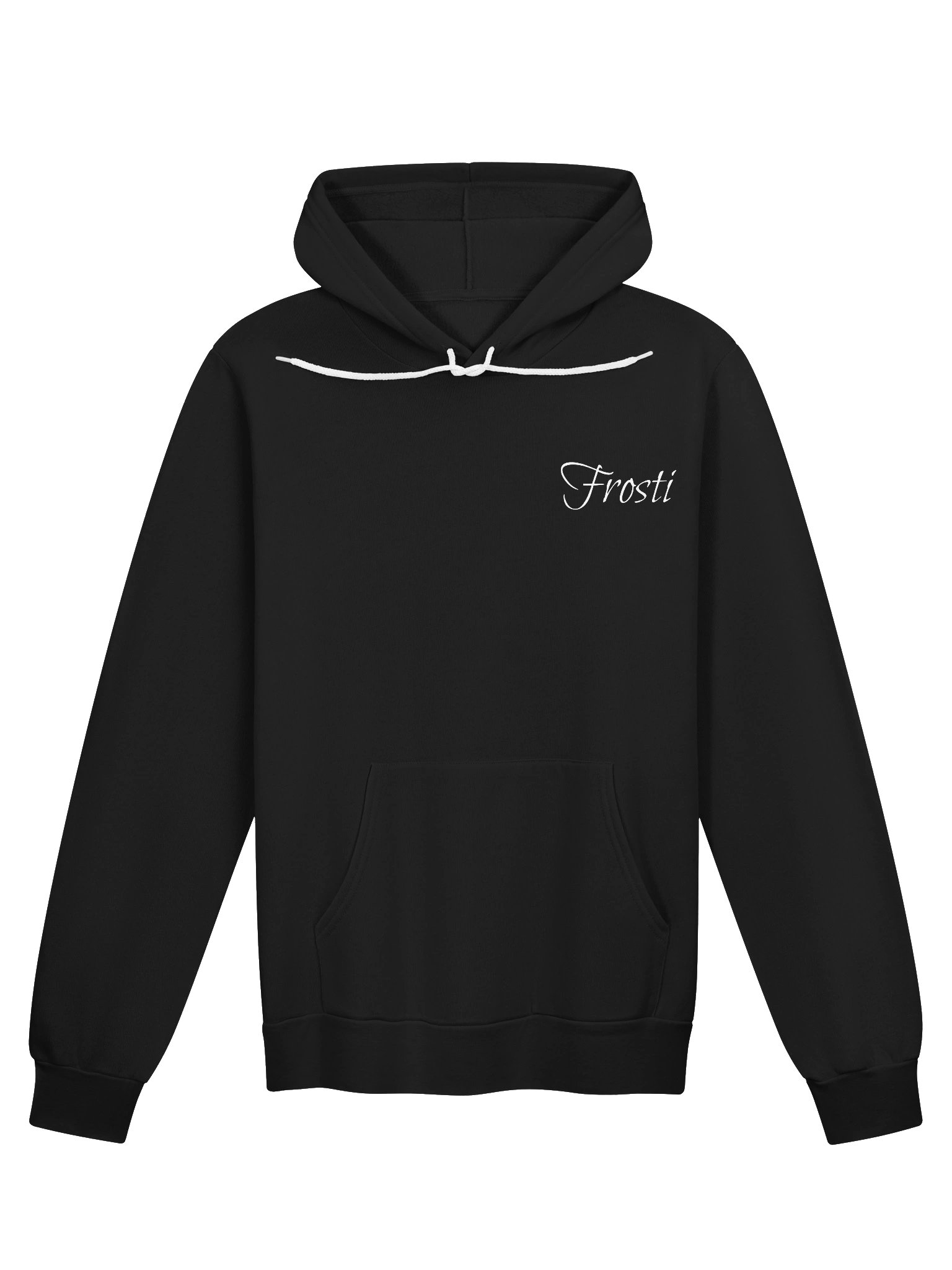 Frosti Script Hoodie (Black) product image (1)