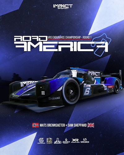 Today kicks off a new challenge for us with Round 1 of the @apexracingleagueesports VRS Endurance Series at Road America!🇺🇸

...