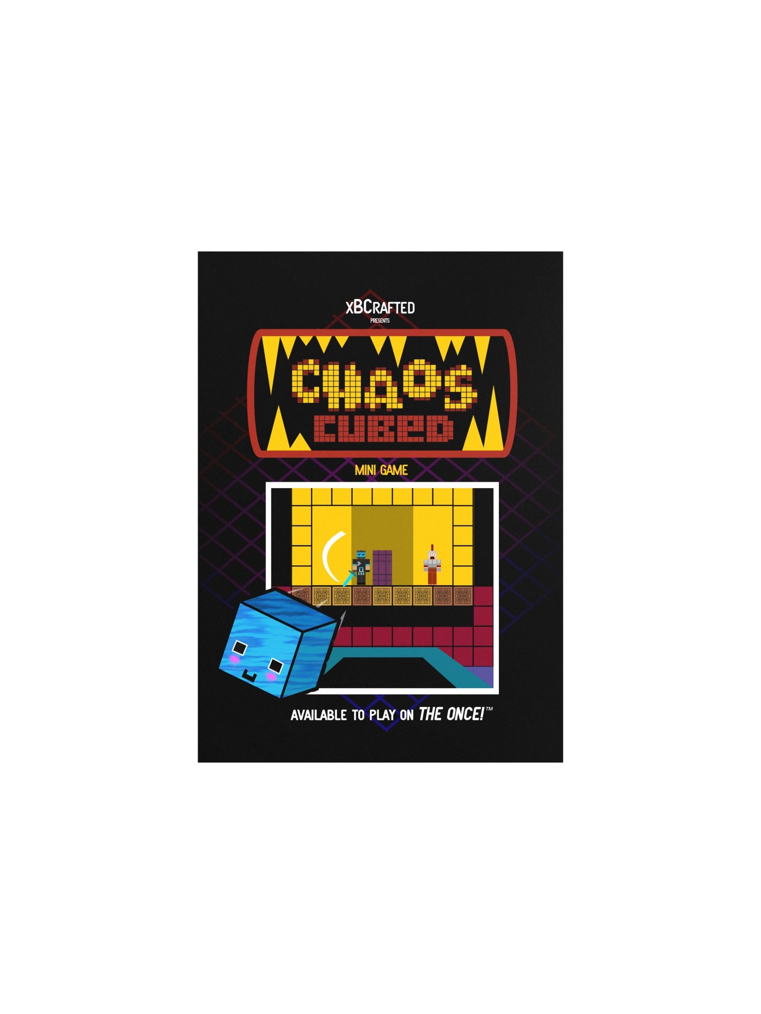 Chaos Cubed Retro Poster product image (5)