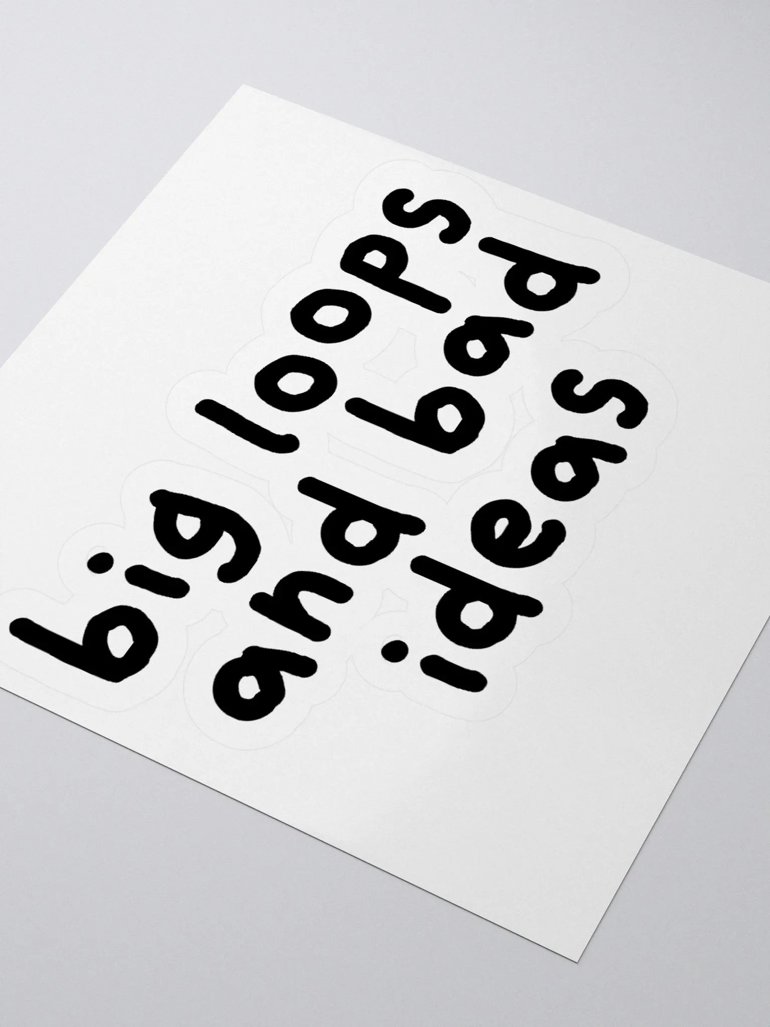 Big Loops and Bad Ideas Sticker product image (3)