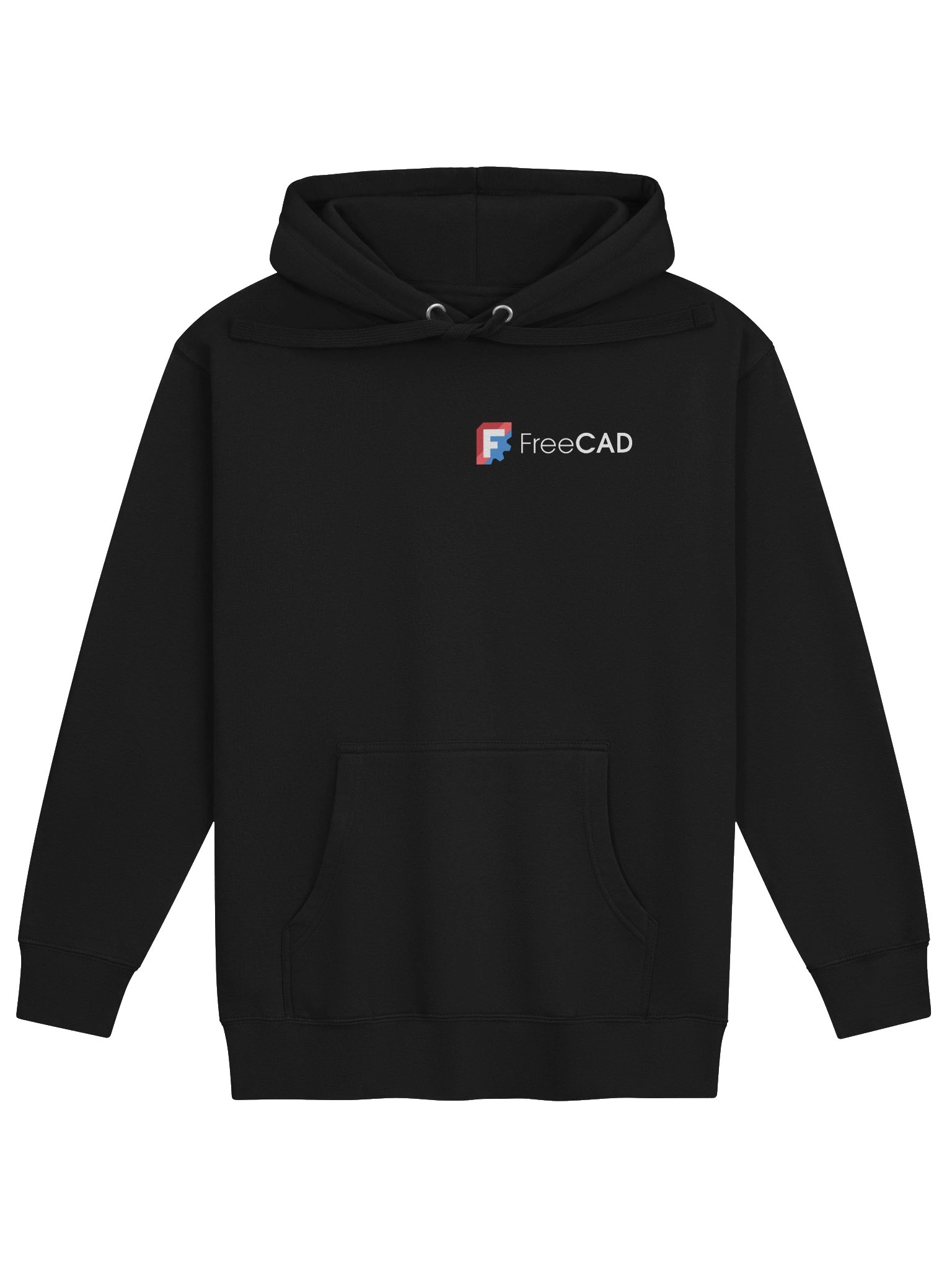 FreeCAD Hoodie - Black product image (1)