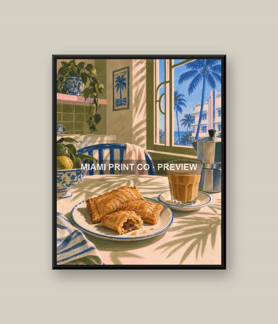 Pastelitos at Dawn | Framed Art Print product image (1)