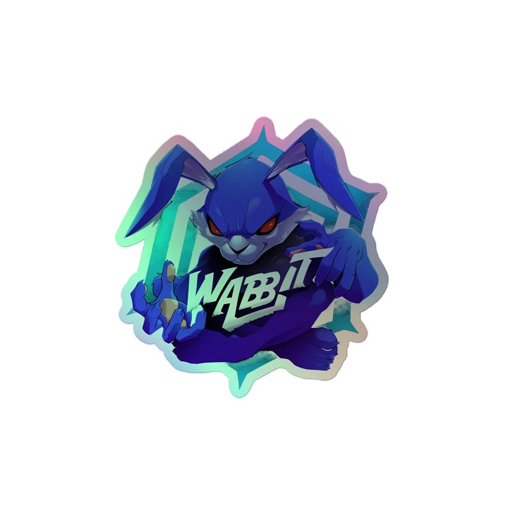 Wabbit Holographic Sticker product image (2)