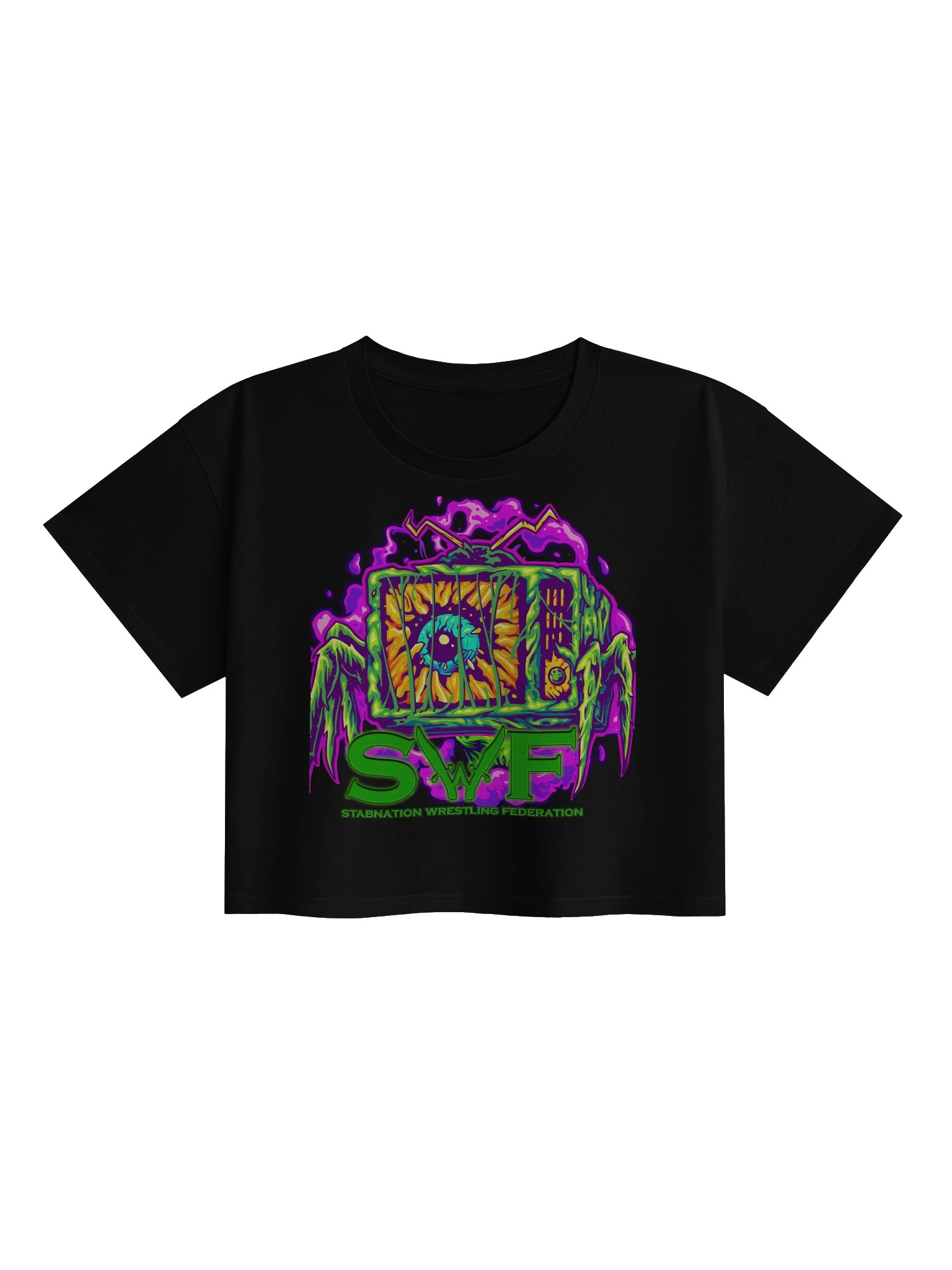 SWF Haunted TV Crop Top product image (1)