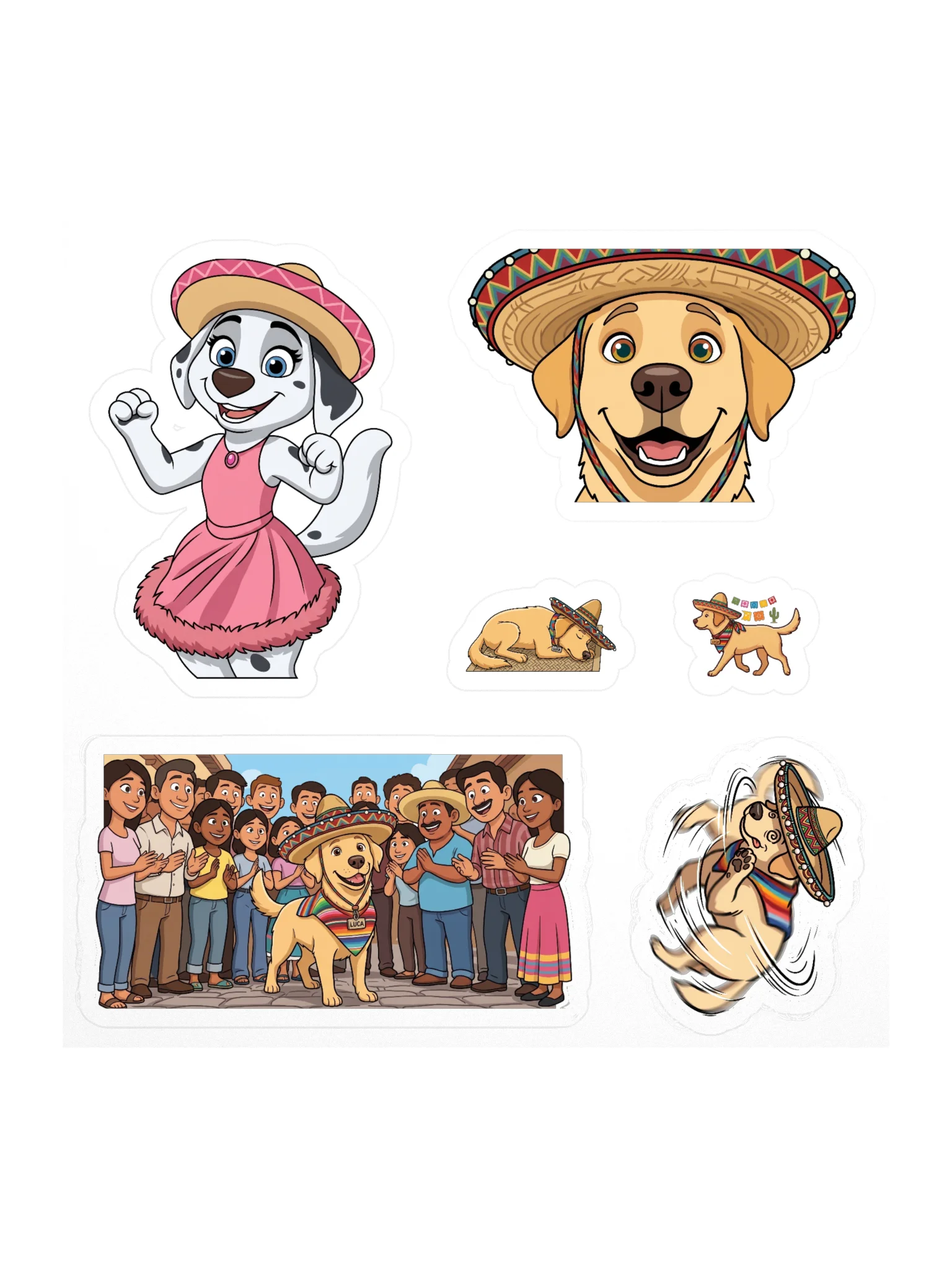 Luca's Pawpular Stickers product image (1)