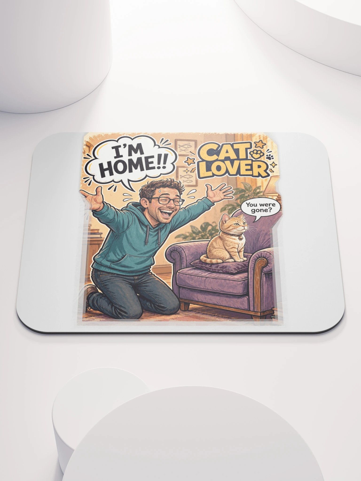 Cat Lover Classic Mouse Pad product image (1)