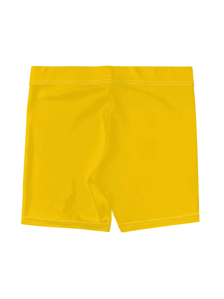 Women's Activewear - Slip Shorts Gold - Printed White Logo product image (2)