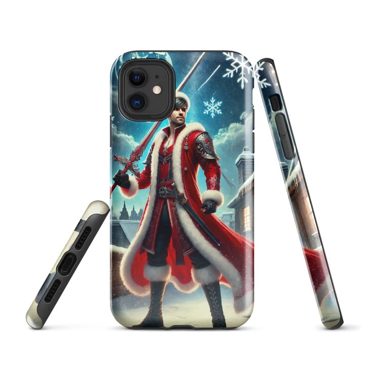Winter Warrior iPhone Tough Case – Festive Guardian product image (1)