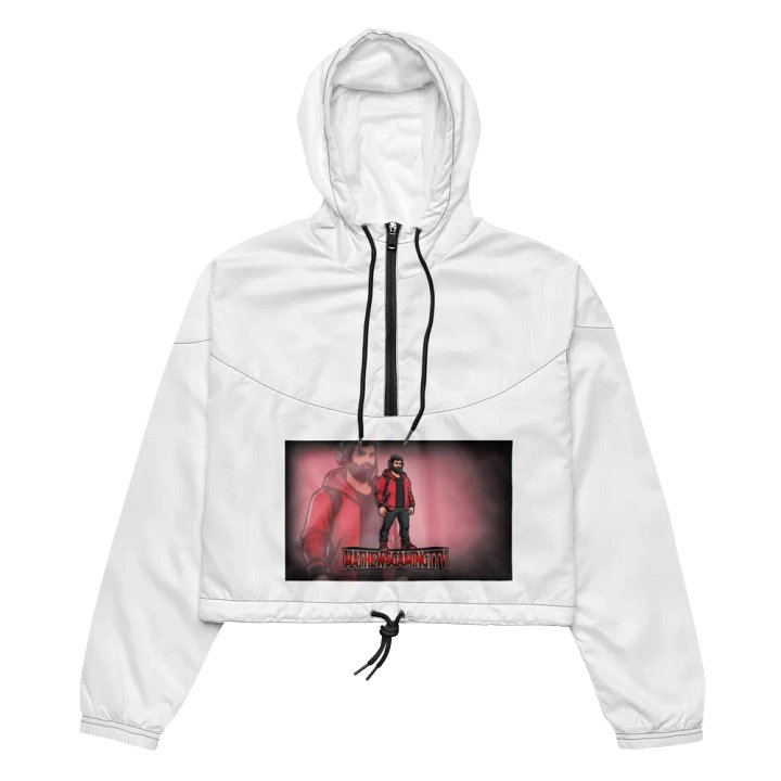 All-Over Print Women's Cropped Windbreaker product image (2)