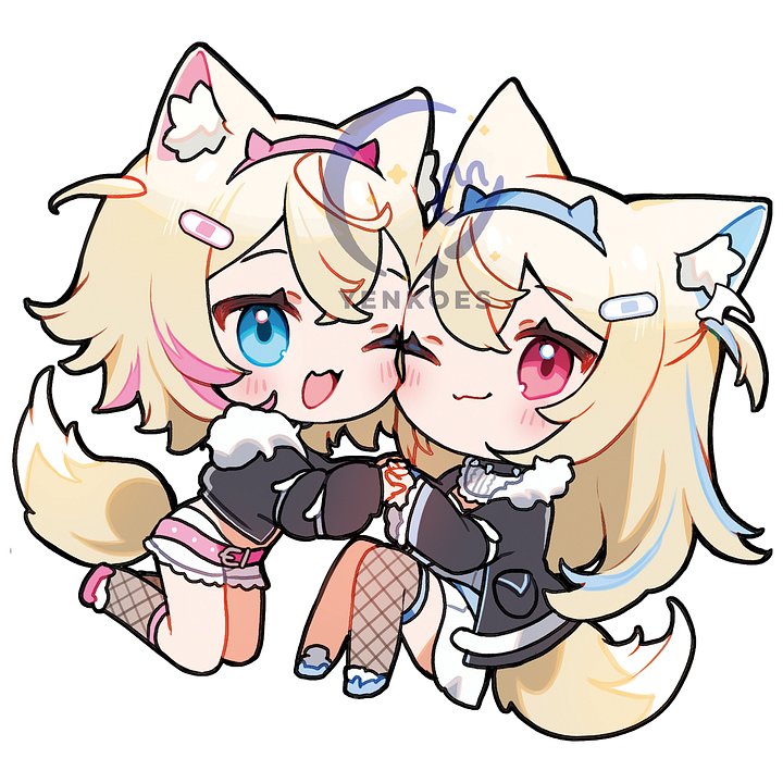 FuwaMoco Keychain product image (1)