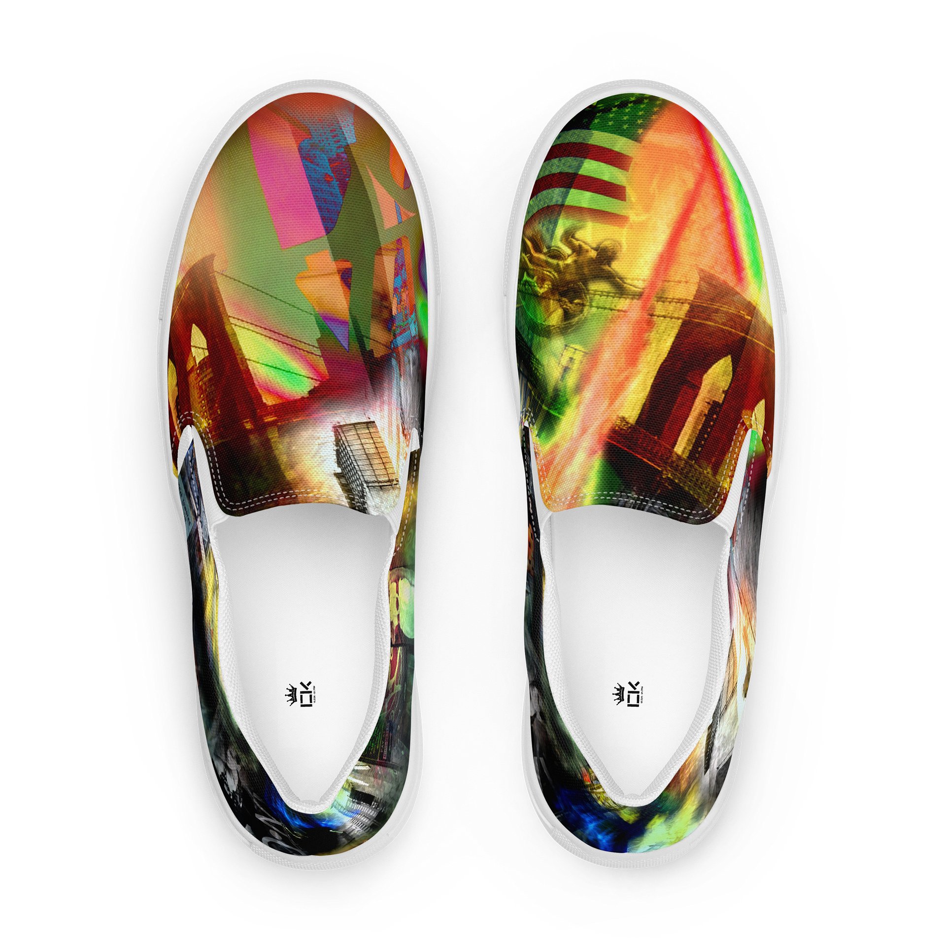 NY Collage Slip-Ons — CarlyKing product image (1)