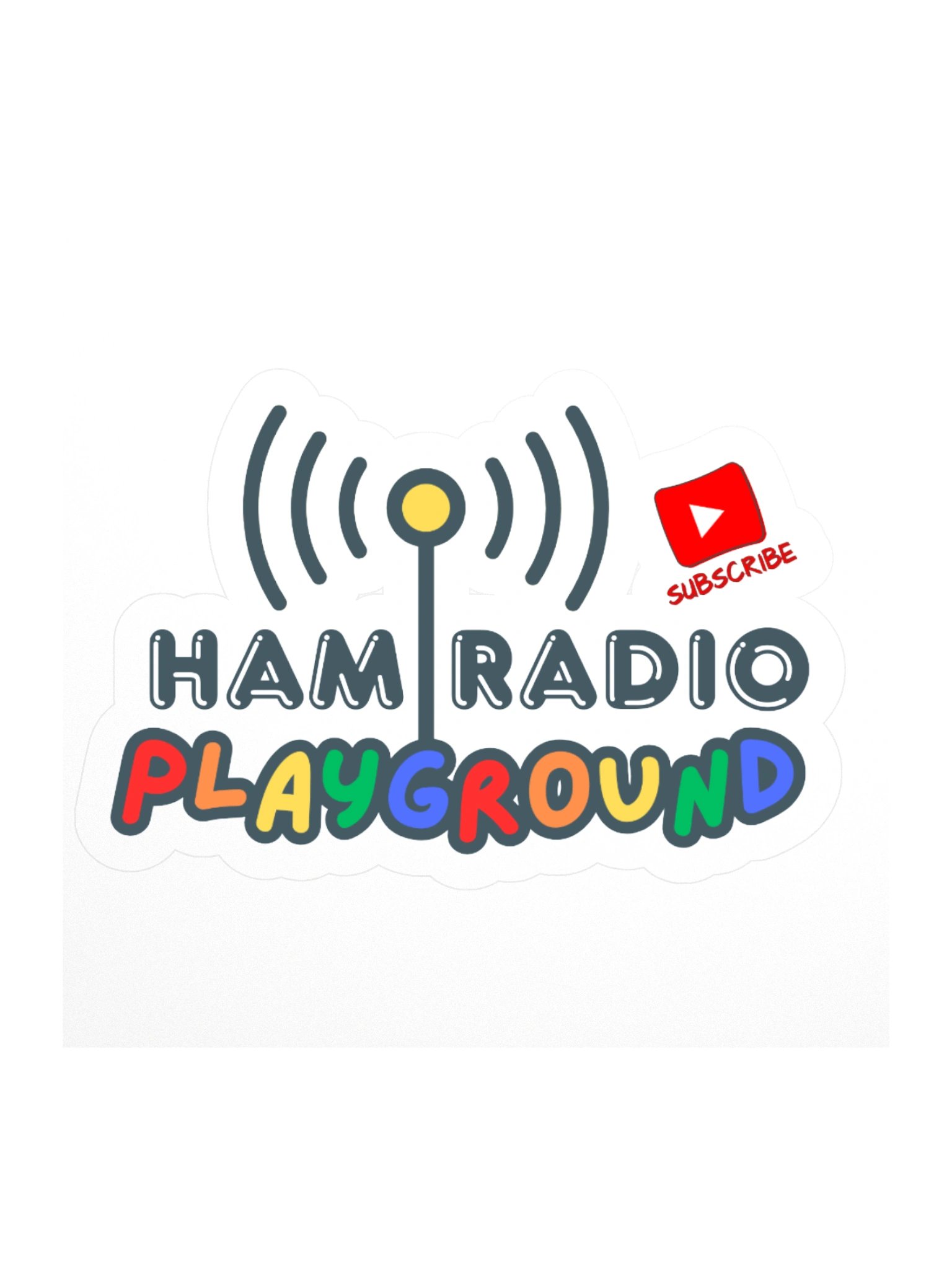 Ham Radio Playground Sticker product image (1)