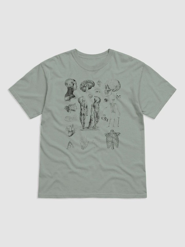 Vintage-Style Illustrations of Human Anatomy T-Shirt | Vintage-Style Dark Academia Shirt for Anthropology Enthusiasts product image (2)
