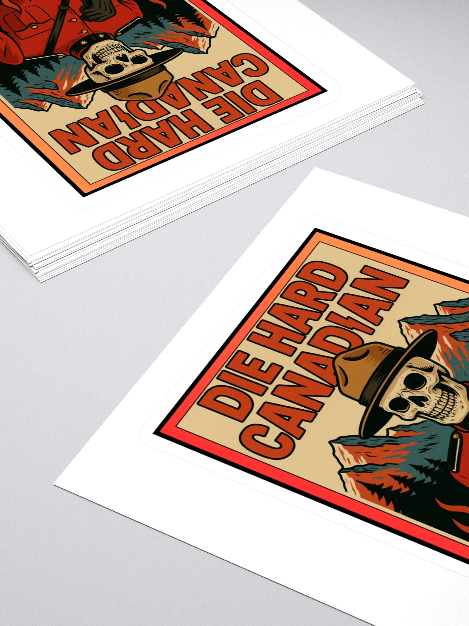 "DIE HARD CANADIAN" vinyl sticker product image (4)