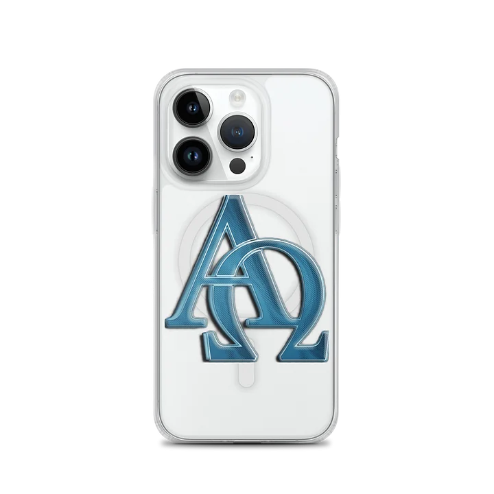 Alpha Α & Omega Ω MagSafe® iPhone® Clear Case product image (3)