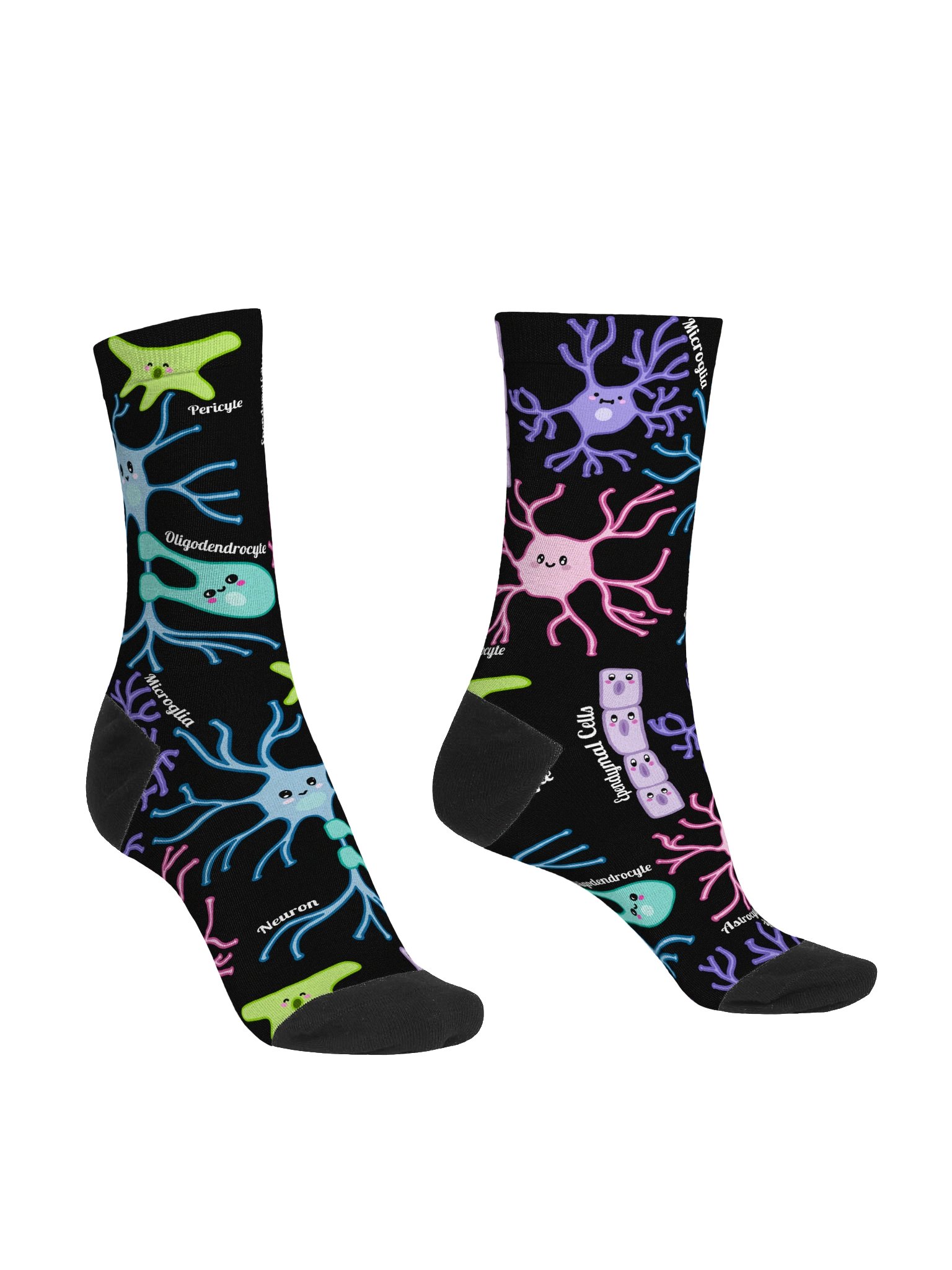 Kawaii Brain Cells Socks product image (1)