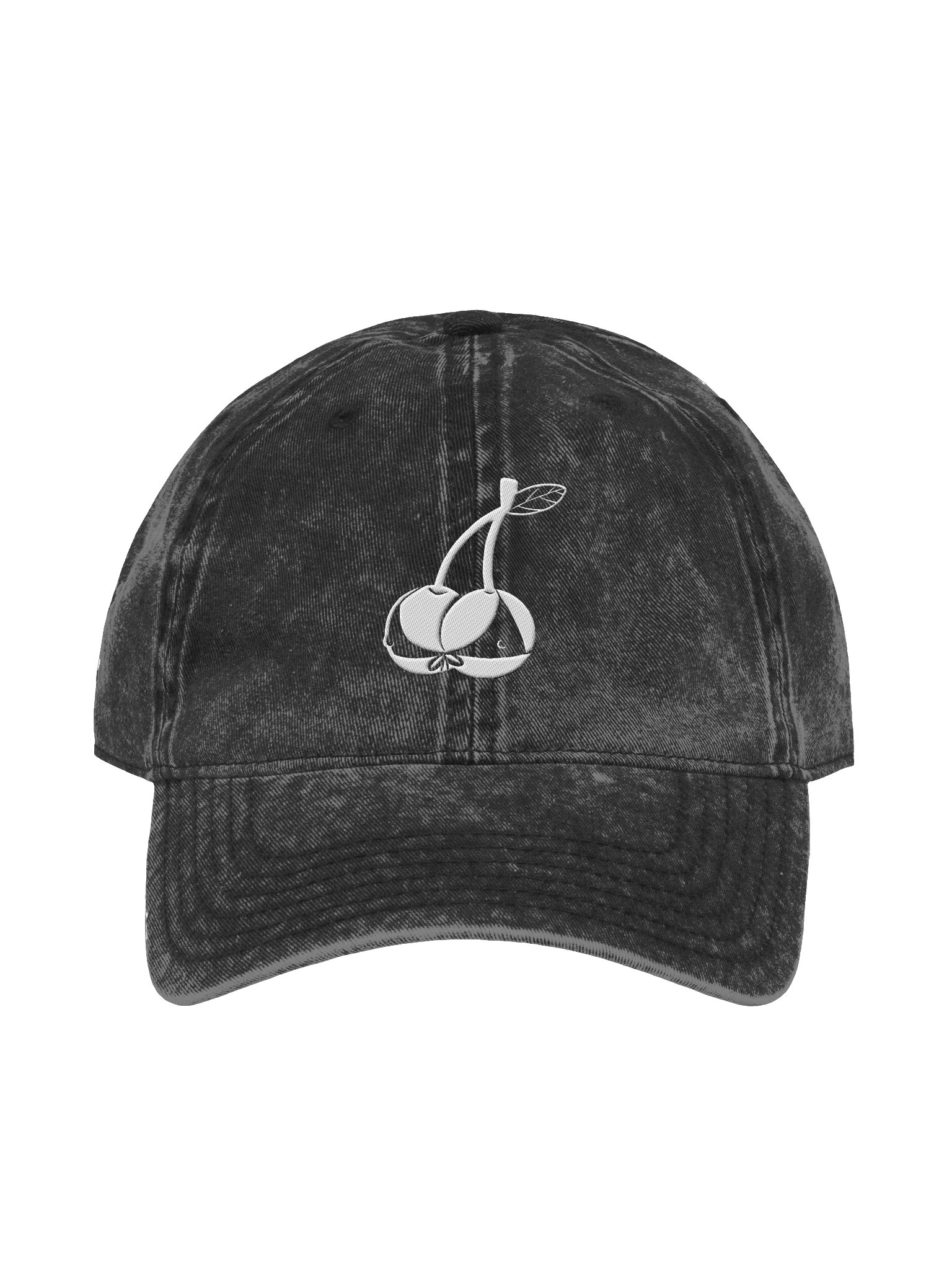 Cherry Hat - White Embroidery product image (1)
