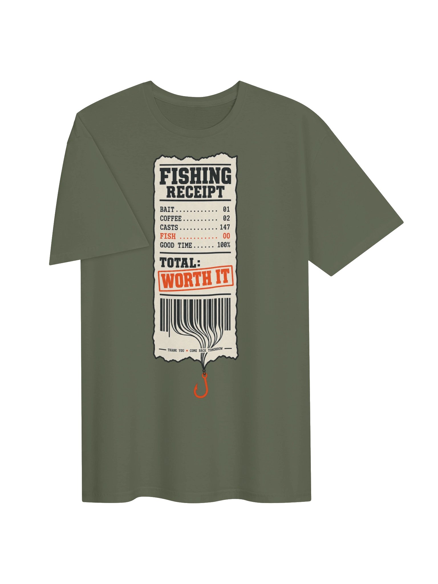Fishing Receipt T-shirt product image (23)