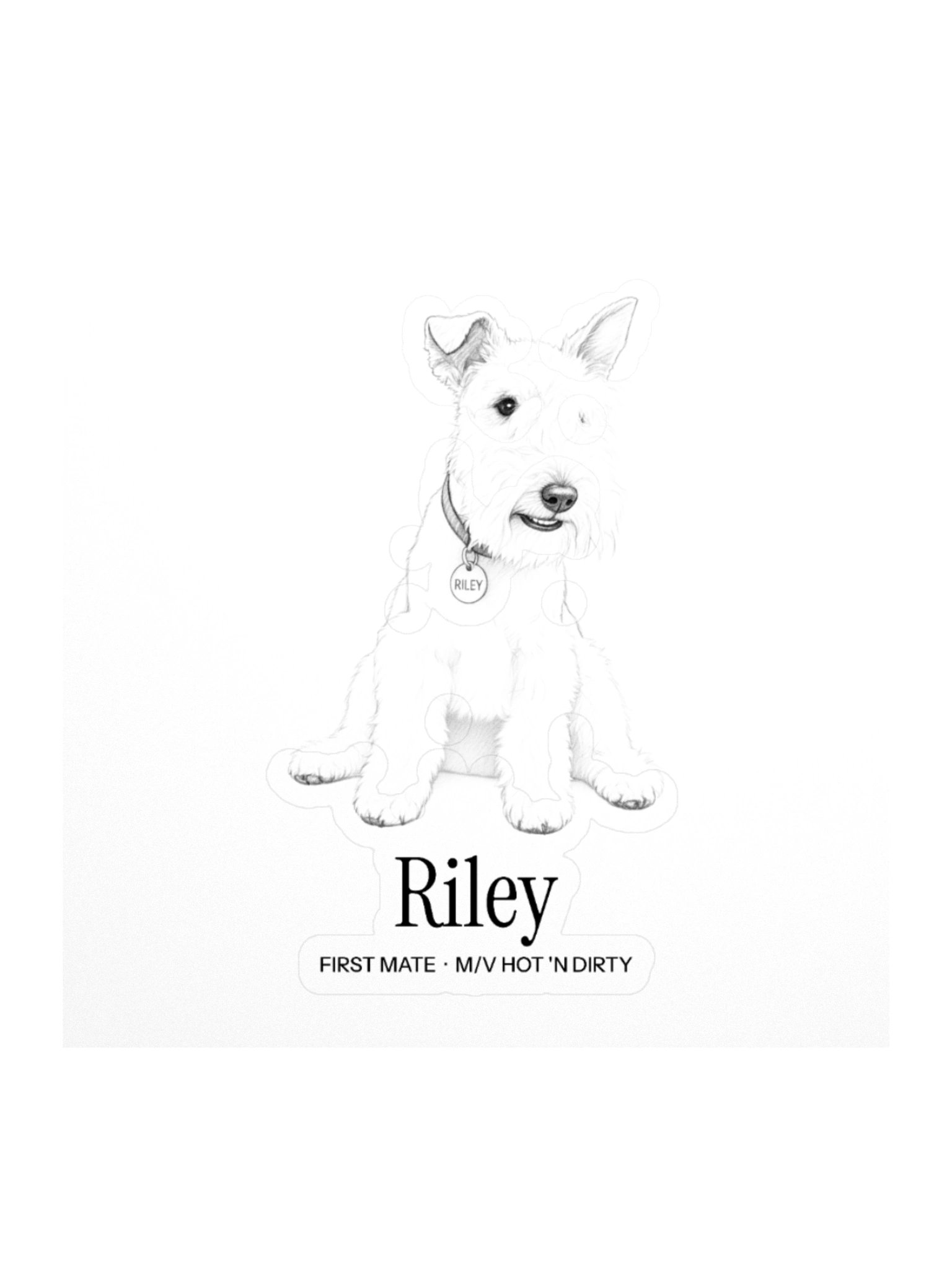 Riley, First Mate Sticker product image (2)