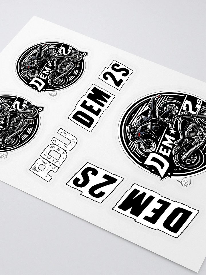 DEM 2s | 2025 STICKER SHEET product image (2)