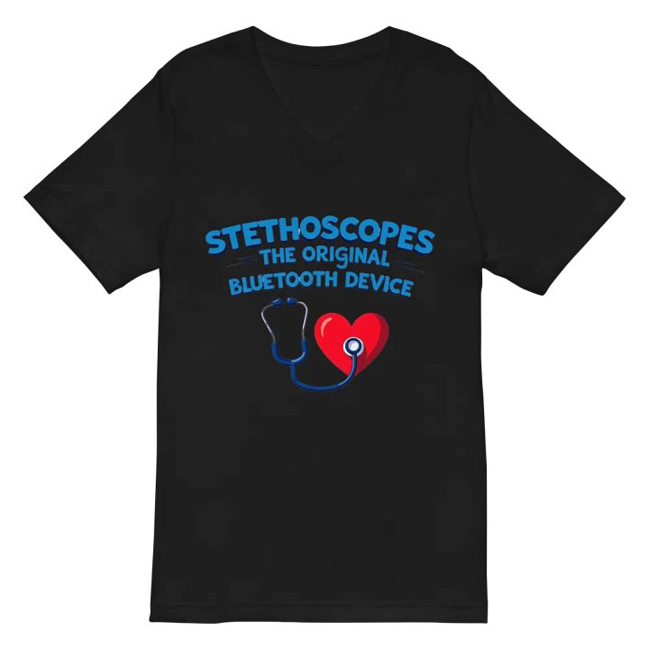 Original Bluetooth Stethoscope Heart Tee product image (3)