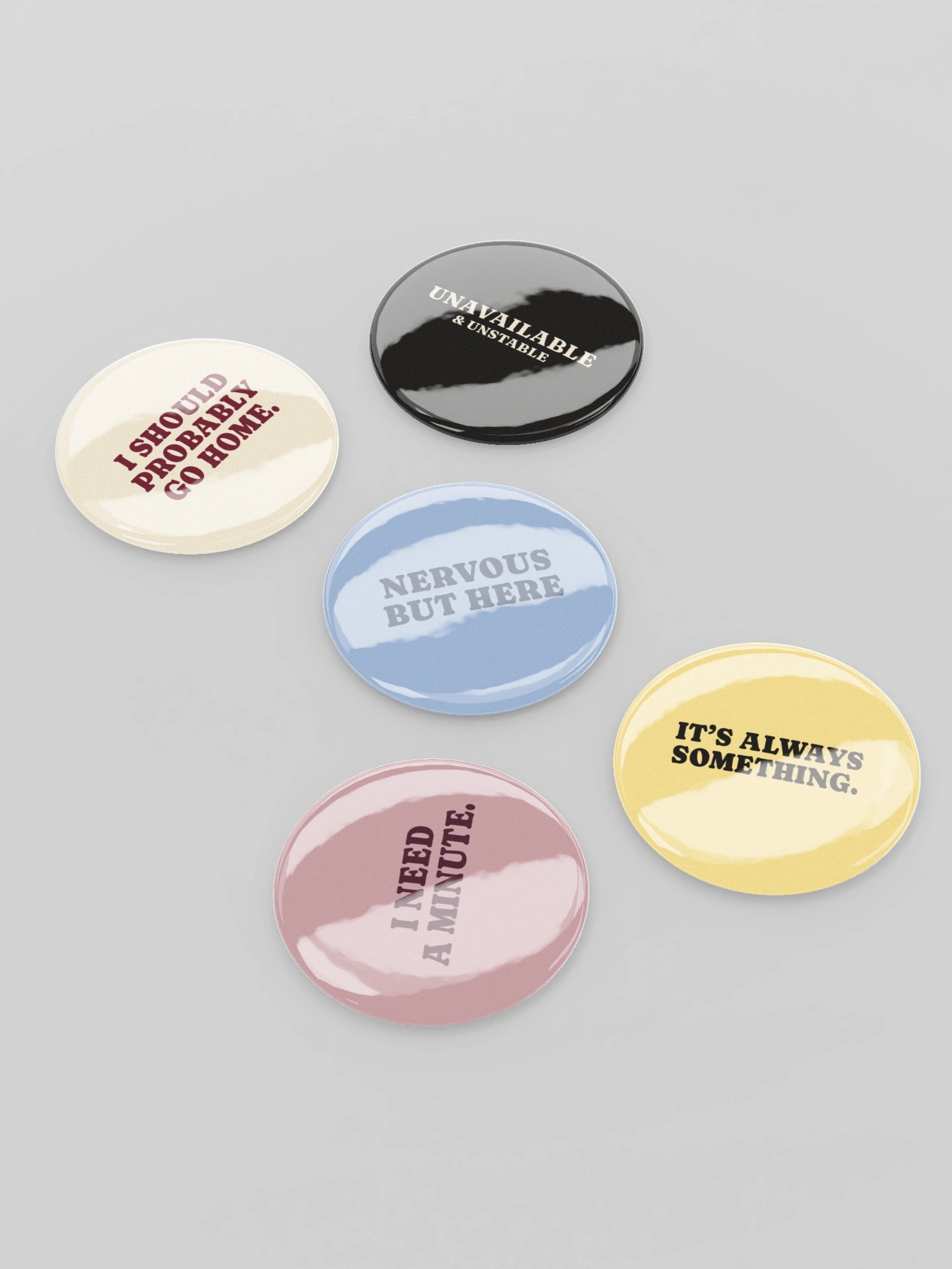 Mood Report Pin Set (5 Pins) product image (3)