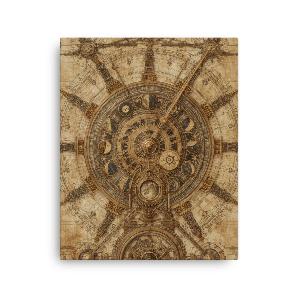 The Chronos Engine – Vertical Canvas product image (1)