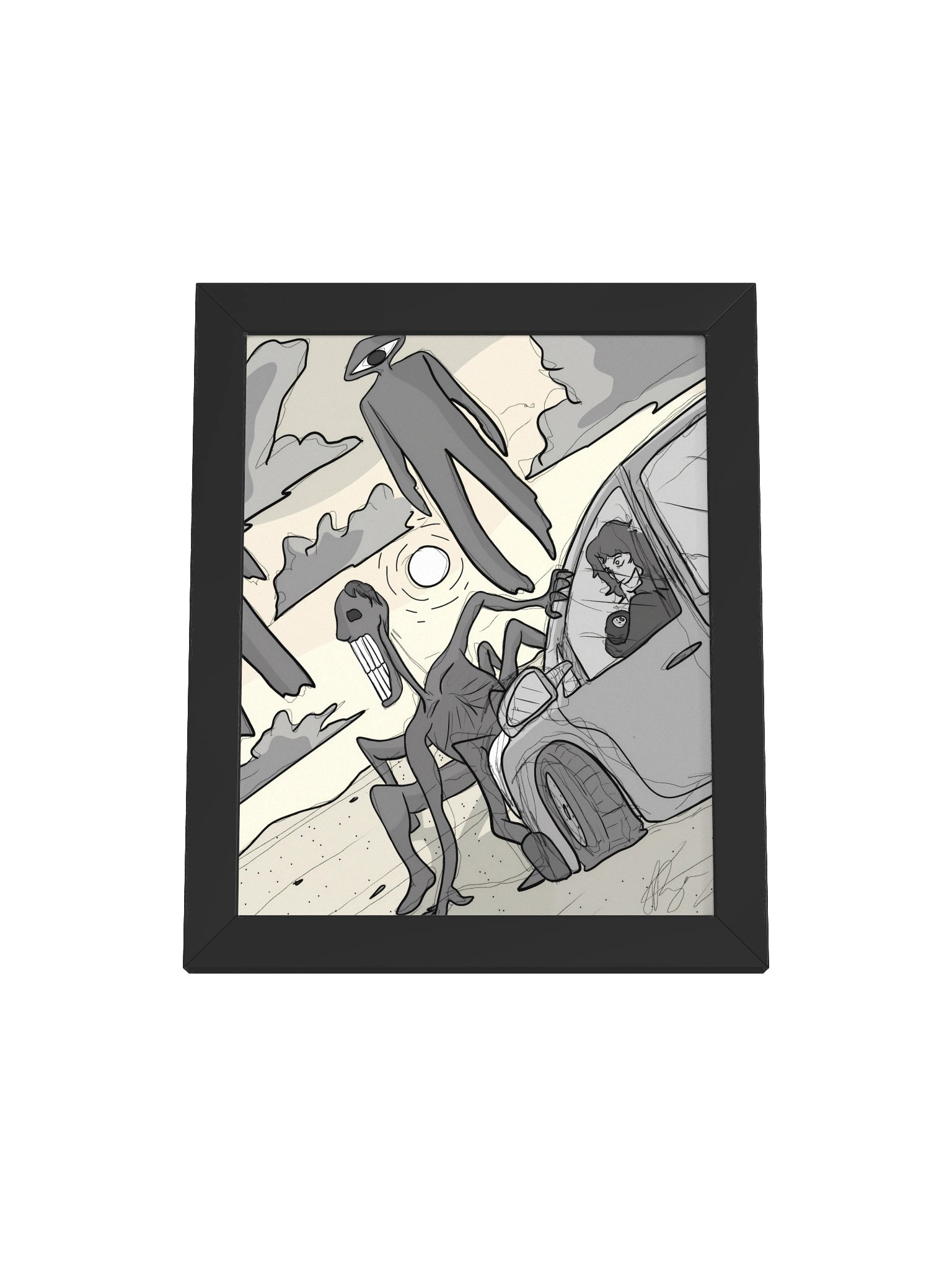 It Knows — Framed Print product image (2)