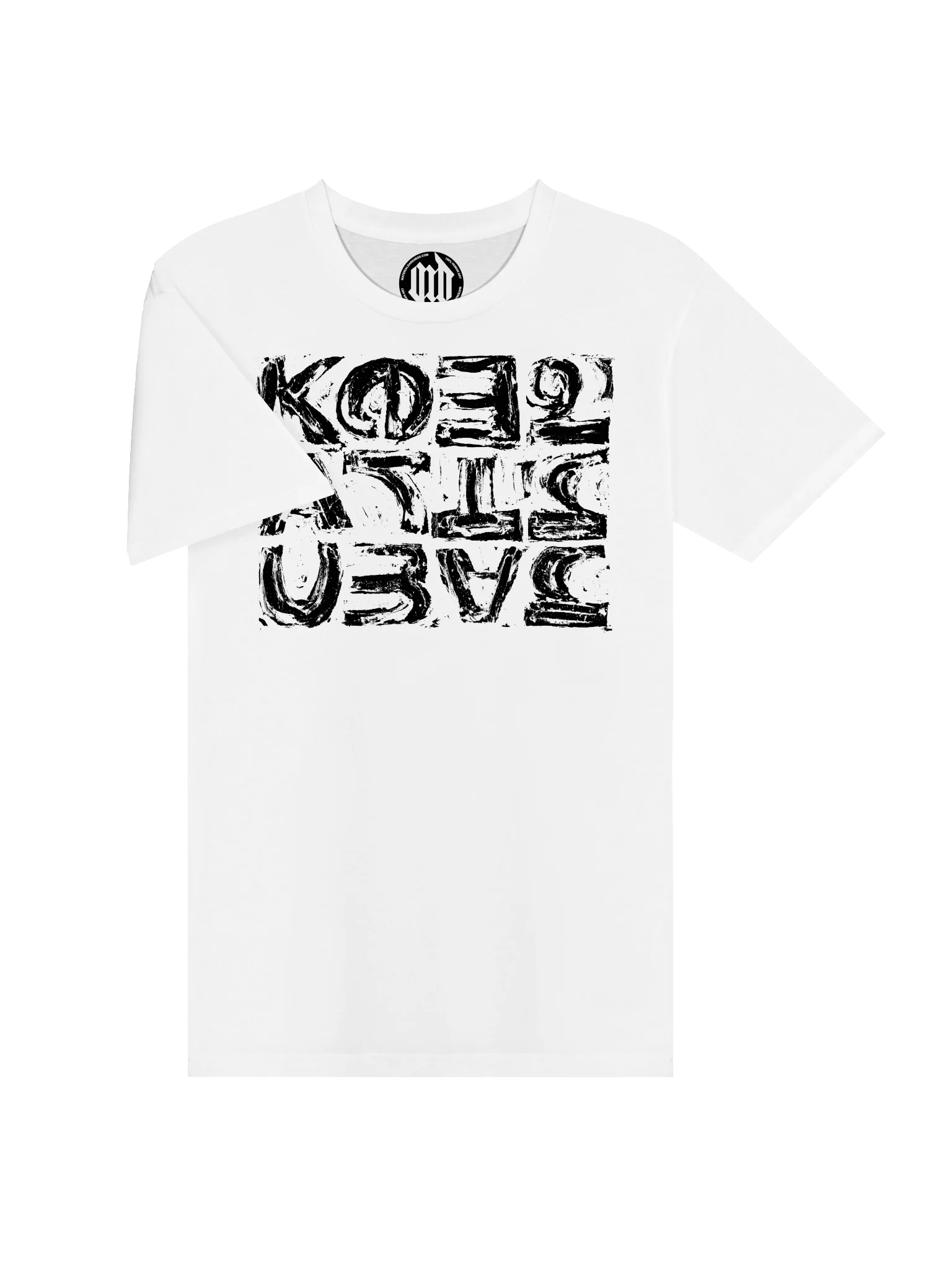 Keep Art Human - Mono Blocks Black Tee product image (3)