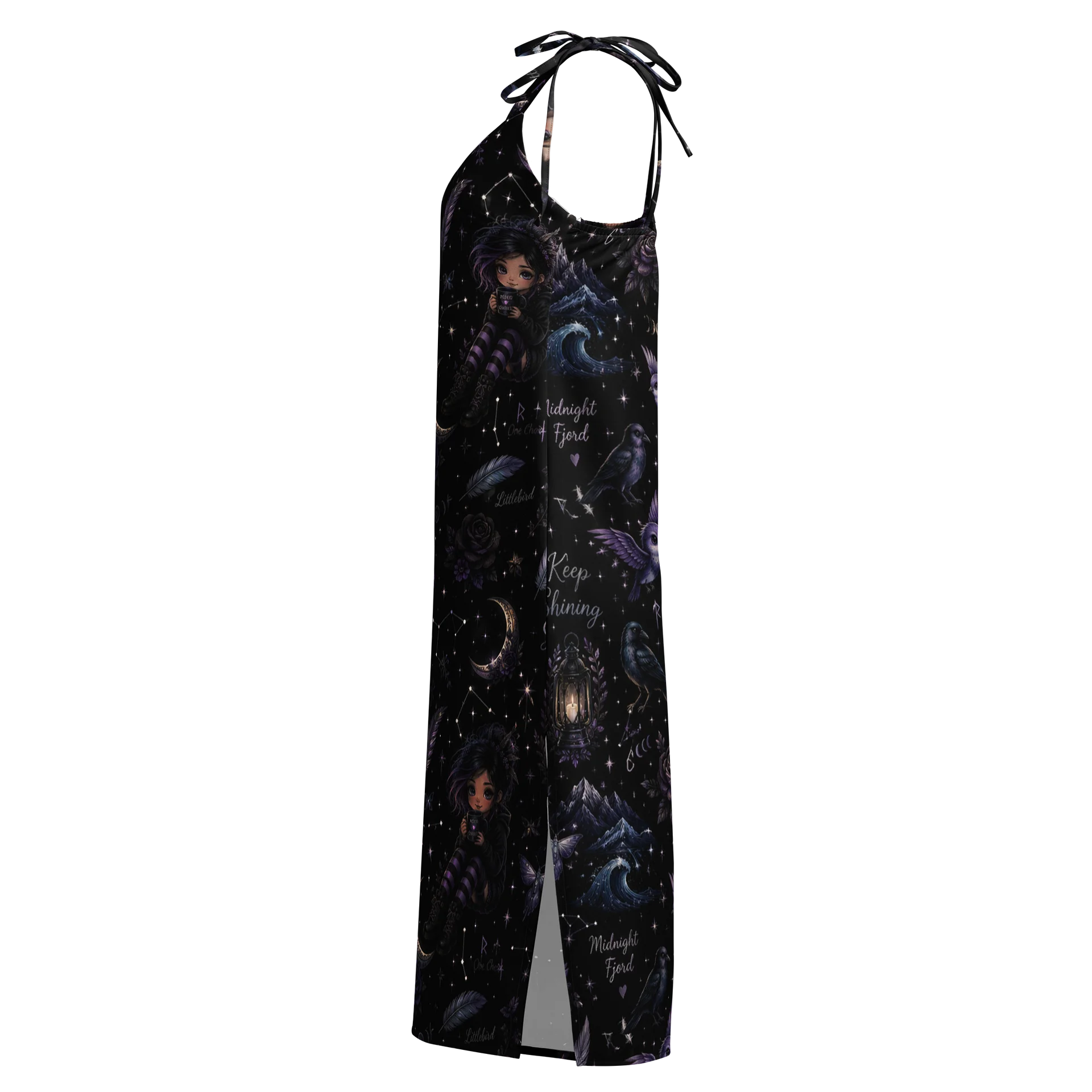 Littlebird's Midnight Fjord Slip Dress product image (3)
