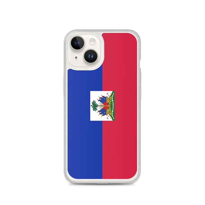 Haiti Flag MagSafe® Clear iPhone® Case product image (4)