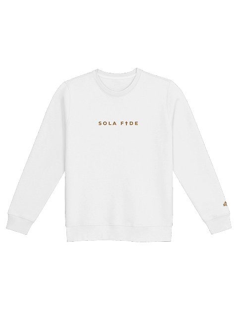 SOLA FIDE ORGANIC-BLEND UNISEX CREWNECK