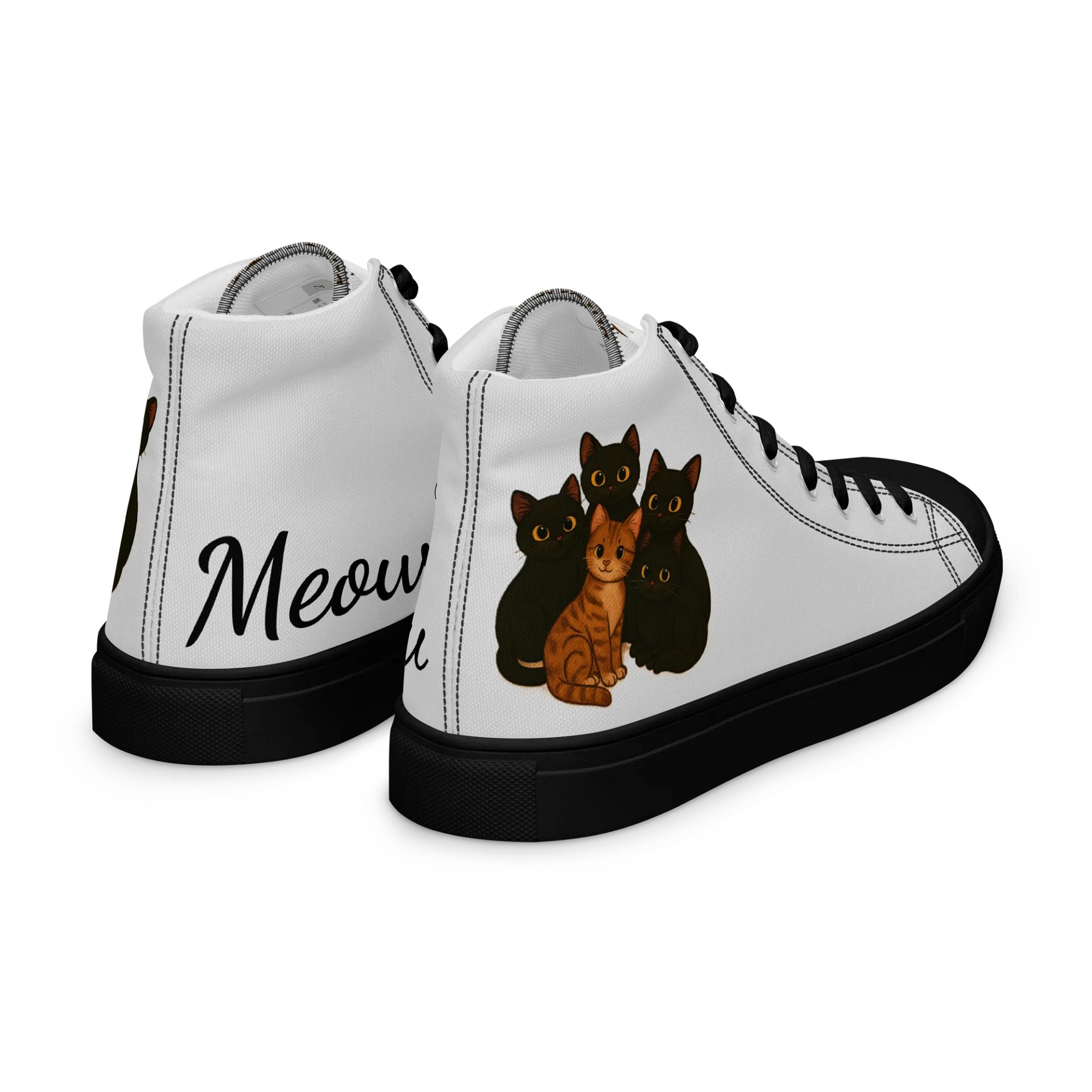 Kitty Cat Men's High Top Shoes product image (10)