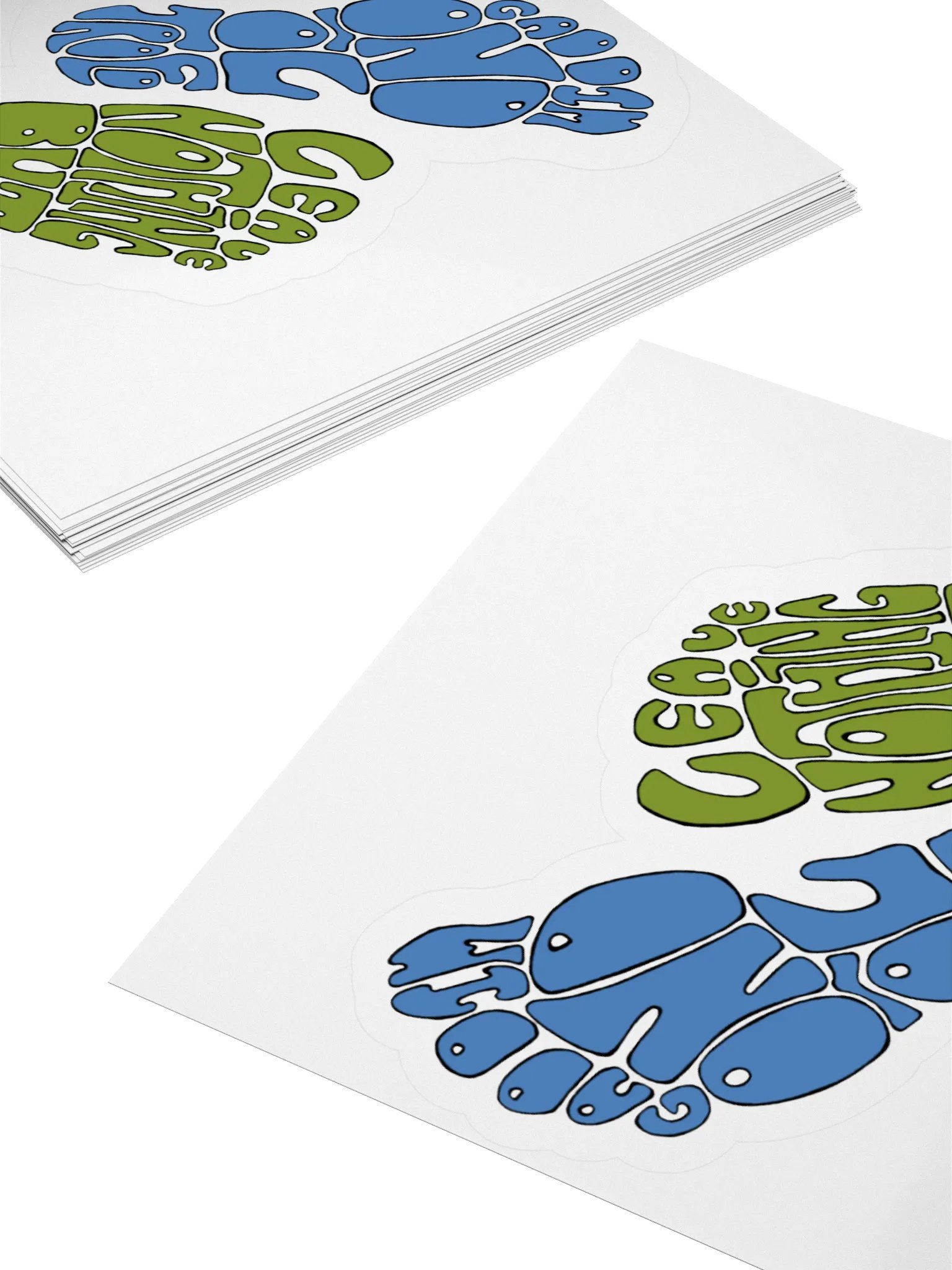 Bilingual Footprints sticker product image (4)