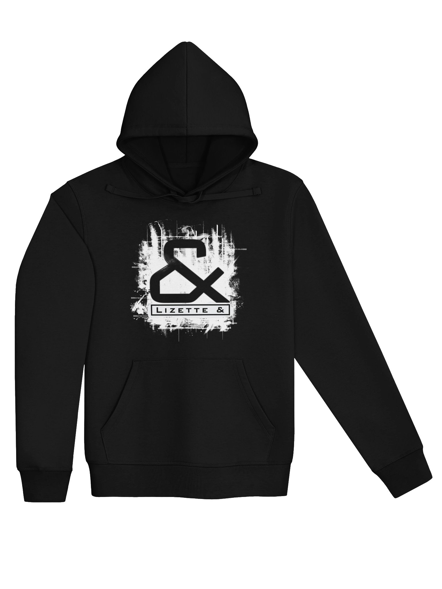 Lizette & classic print unisex hoodie product image (3)