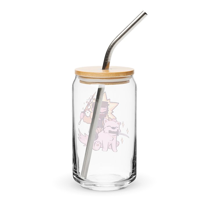 The Great Grey Woof Glass Cup product image (2)